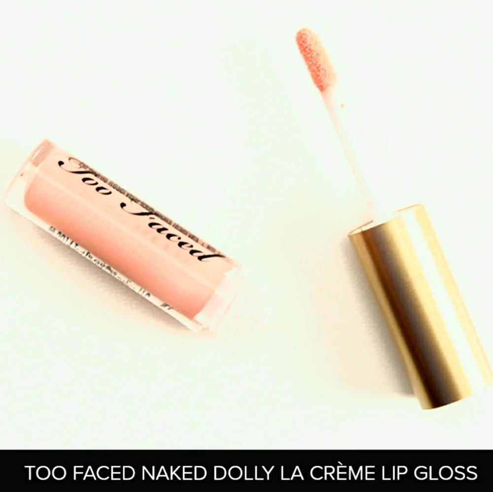 🧚‍♀️NAKED DOLLY RARE Too Faced MINI Lip Gloss NWOBOX
